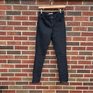 Levi’s Off Black Washed High Rise Ankle Skinny 311 Shaping Skinny Denim Jeans